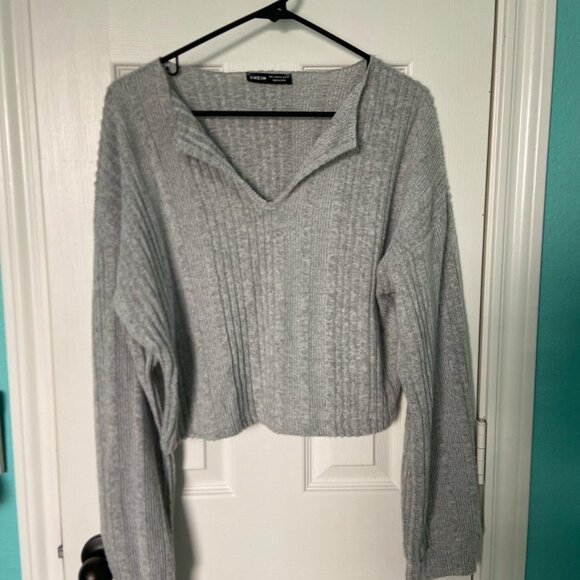 SHEIN Women's Grey Jumper - Picture 1 of 3